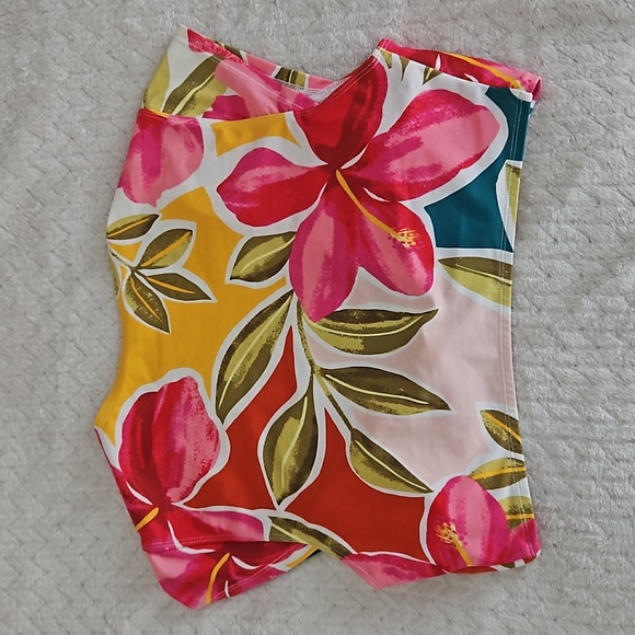 Tie Front Swim Top, Like New, Size Medium - Picture 2 of 6